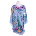 thumbnail image 5 of STP GOODS Evening Shawl and Wrap for Women Botany Lilac Silk Shawl 51x51'' (130 * 130 cm) Travel Scarf Tops Fashion Shawl for Wedding, 5 of 9