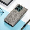 thumbnail image 2 of Funda Cartera FOXDOCK para Motorola Edge 2024 , Flip PU con Relieve de Gatos y Perros, Tarjetero y Soporte, 2 of 6