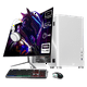 thumbnail image 1 of PC Gaming Xtreme AMD Radeon RX 6600 Ryzen 5 5500 16GB SSD 500GB Monitor 23.8 144Hz WIFI Blanco, 1 of 6