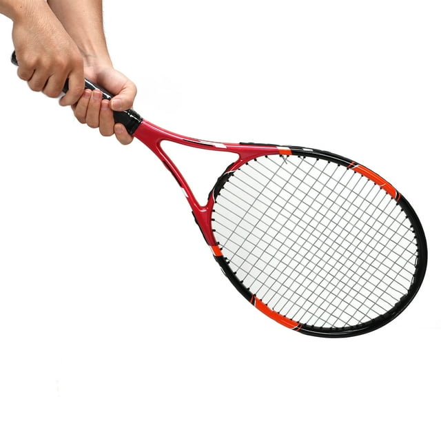 Raquette de Tennis Récréative pour Adulte, Raquettes de Tennis en Fibre de Carbone Ultralégères pour Adultes, Raquette de Tennis en Fibre de Carbone Antichoc avec Sac de Rangement, pour Débutants à Intermédiaires