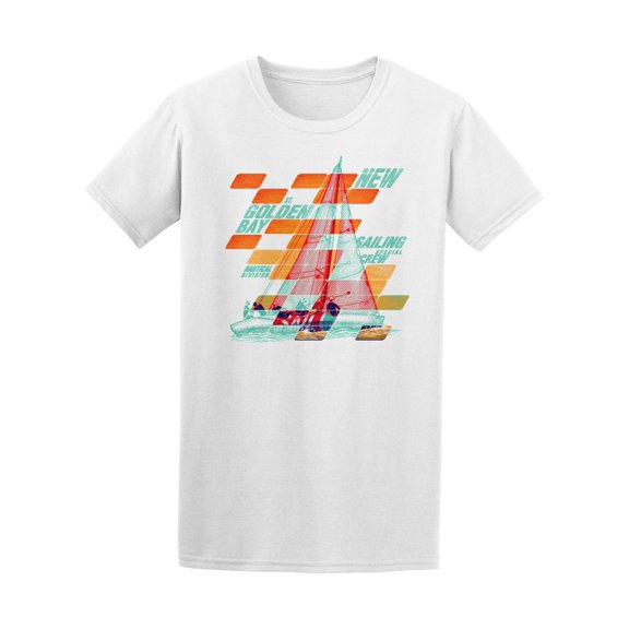 Sailing Boat Graphic T-Shirt Men -Image by Shutterstock, Male Small