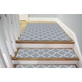 thumbnail image 3 of GFDYREE Stair Treads Carpet with Landing Slip Resistant, Gray Stair Carpet Runner Stair Rugs, 31"x31" Stair Runner for Indoor Wooden Steps, Splicing Grey Landing Rug Mat, 3 of 6