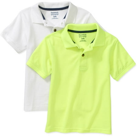 Garanimals 2-Pack Baby Toddler Boy Short Sleeve Polo Shirts