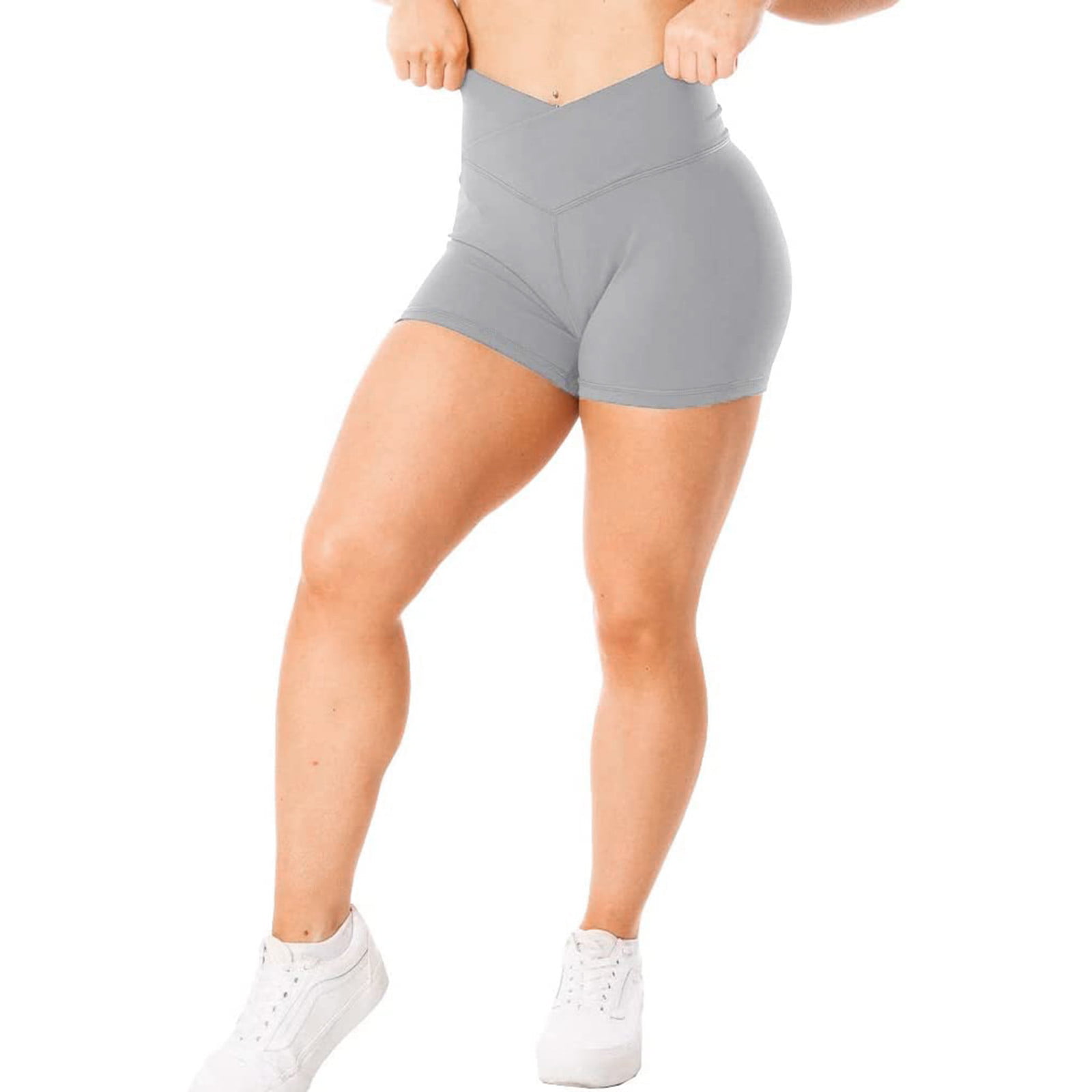 AUROLA Seamless Scrunch Short Women 4 Workout Yoga Shorts