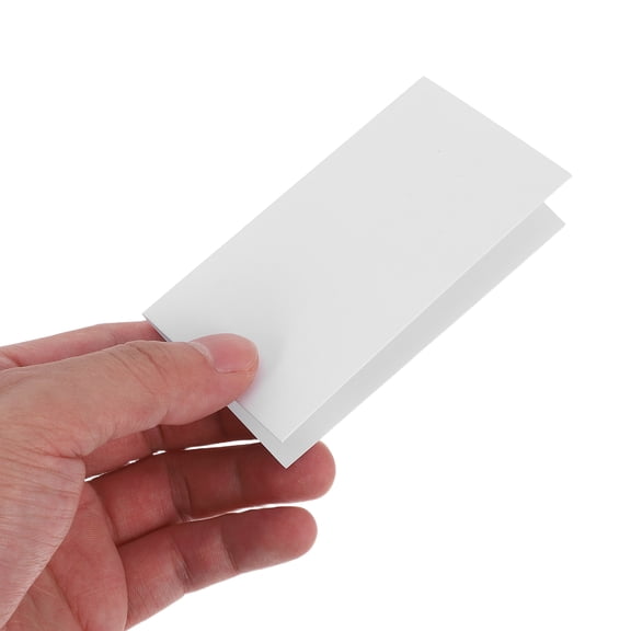 LOLIPPYY 100Pcs Blank Wedding Place Cards White Folding Tent Name Tags for Event Seating Arrangement