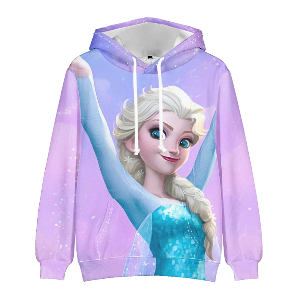 Disney Frozen Hoodies for Girls ClothesSportswear Basic Sweatshirts