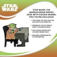 thumbnail image 7 of Star Wars: The Mandalorian Grogu Desk With Cookie Enamel Pin | Toynk Exclusive, 7 of 7