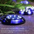 thumbnail image 5 of LINLIN Solar Ground Lights, 4 pcs 8 LED Solar Garden Lights Outdoor Ground Solar Lights Pathway Lighting Waterproof Path Lights for Stairway Landscape, 5 of 8