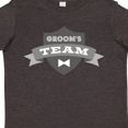 thumbnail image 4 of Inktastic Banner Groom's Team Boys or Girls Toddler T-Shirt, 4 of 5