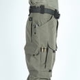 thumbnail image 7 of LEKWK Military Pants Men Slim Fit Ripstop Fabric Cargo Pants Durable Multi Pocket Work Cargo Pants Breathable Outdoor Pants Athletic Wear, 7 of 7