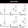 thumbnail image 4 of Locker Lock Master Lock 653BLUE, combinación reiniciable, paquete de 2, 4 of 5