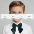 thumbnail image 3 of Purcolt Boys Pre-tied Tie Elegant Comfortable Adjustable Ties Toddler Tie for School Uniforms Party Graduation, 3 of 7