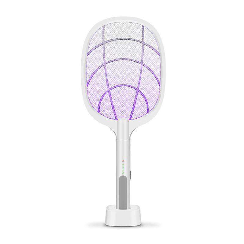 Electric Mosquito Killer Handheld Bug Zapper Racket USB Rechargeable Fly Swatter 