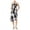 Black - palmaplaya, variant on Rachel Roy Womens Printed Asymmetrical Dress, Black, X-Large