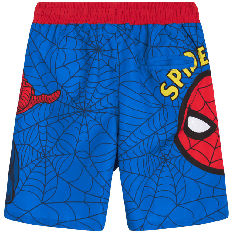 Mens spiderman clearance swim trunks