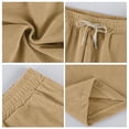 thumbnail image 5 of Mens Corduroy Shorts Casual Elastic Waist Drawstring 2026 Summer Beach Lounge Short Earthy Yellow XL, 5 of 7