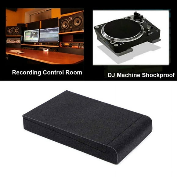 justharion Studio Isolation Pad High Density Noise Reduction Speaker Room Sound Absorption Cushion Desktop Soundproof Panel Accessories