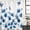 Blue, variant on Navy Blue Floral Shower Curtain Set - 72" x 78" Washable Bathtub Curtain with 12 Hooks, Spring Flowers Butterflies Wooden Waterproof Fabric Stall Shower Curtains for Bathroom/Bathtub Décor
