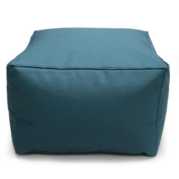 Lounge & Co Wave Teal bean filled pouf