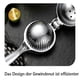 thumbnail image 3 of Extra Large Lemon Squeezer, Stainless Steel, XXL High Performance Juicer, Manual, Ergonomic Lime Squeezer for Orange, Lemons and Limes, 3 of 5