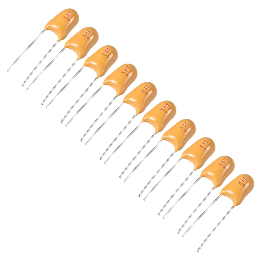 3.3uF Tantalum Capacitor, 50V 2 Pin Radial Dipped Tantalum Capacitors