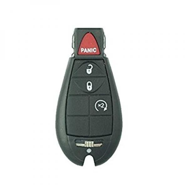 SaverRemote 4 Button Key Fob Compatible for 2008-2010 Chrysler 300 2008-2012 Dodge Challenger/&Charger