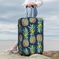 thumbnail image 4 of Wukai Colorful Pineapples Elastic Luggage Cover: Personalized Protection for Your Suitcase - Fits 19~29-inch, Washable & Durable Travel Companion-Small, 4 of 8