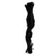 thumbnail image 2 of 30 yardas/rollo de banda elástica plana colorida cinta de cuerda flexible accesorios de ropa 6mm negro, 2 of 8