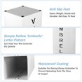 thumbnail image 4 of Metal Umbrella Stand Rack Square Umbrella Holder  Black, 4 of 8