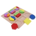 thumbnail image 1 of Rompecabezas de Geometría de montessori for learning Math Toy para Niños de Navidad, 1 of 7