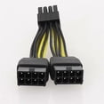 thumbnail image 2 of Dual 8Pin to 8Pin Power Cable Graphics Card Power Cord Cable for NVIDIA TESLA K80/M40/P100/V1 GPU 10, 2 of 5