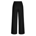 thumbnail image 5 of Zuesphe Summer Pants for Women over 50 Ladies Capri Pants Wide Leg Pants Women Petite Length Cargo Pants Women Plus Size Tall, 5 of 6