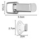 thumbnail image 2 of 4 Pieces Tension Stainless Steel Box Lever Cap For Case Box, 2 of 5