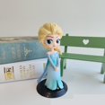 thumbnail image 5 of Princesa Disney Q Posket, figura linda de Elsa Anna Blancanieves y Alicia de 15 cm, figura grande, regalo de cumpleaños, decoraciones para pasteles, 31 estilos, 5 of 5