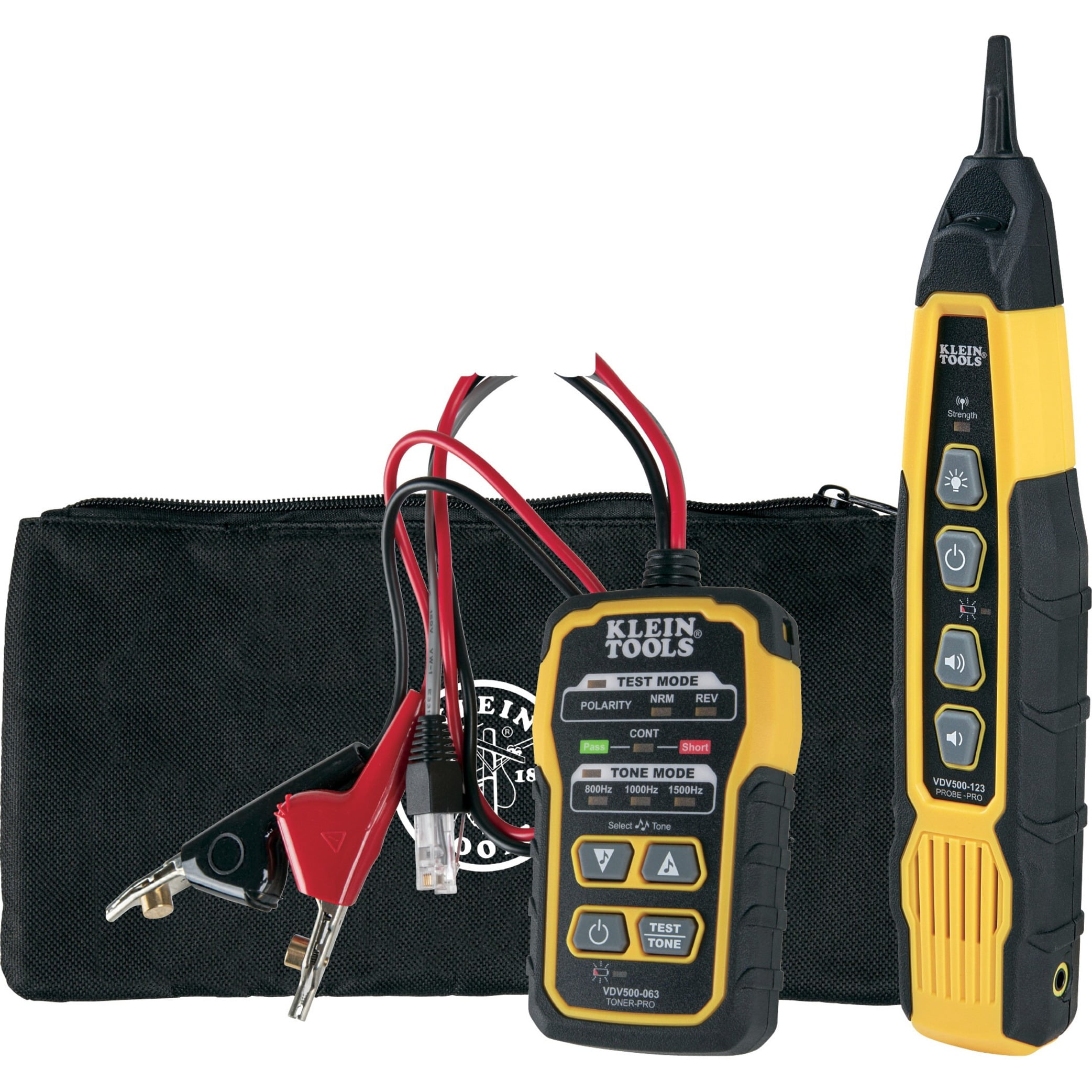 Klein Tools VDV500-820 Cable Tracer Kit with Probe Tone Pro for RJ11 and RJ45 Cables