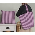 thumbnail image 5 of Soimoi Pink Fabric - By the Yard - 54 Inch Wide - Stripes - Timeless Appeal with Classic Stripes Printed Fabric, 5 of 6