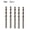 4mm 5PCS, variant on 5pcs Cobalt Drill Bit Set for Stainless Steel and Metal, 1-4mm HSS-Co