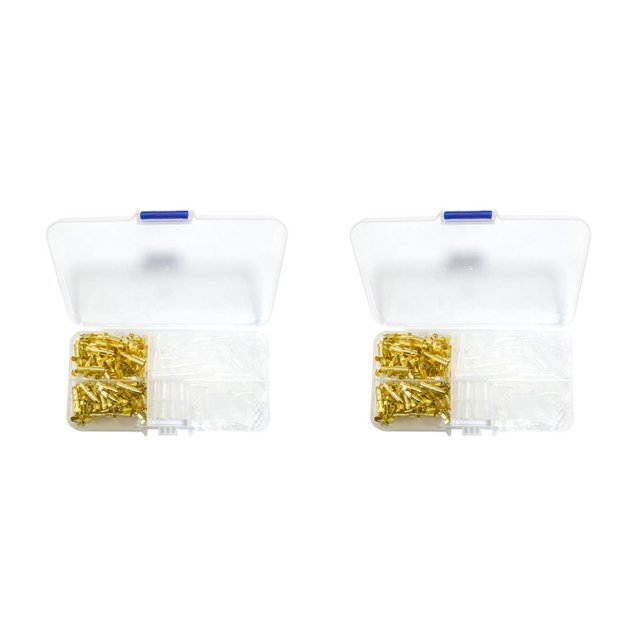 sweethay Conector de cable de 200 uds, terminales de crimpado de cable eléctrico, terminales impermeables de alta resistencia, Kit surtido, buena Oro 2piezas