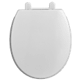 thumbnail image 4 of American Standard Transitional Slow-Close EverClean Round Closed Front Toilet Seat in White, 4 of 8