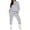 26#Light Gray, variant on Two Piece Outfits For Women Casual Long Sleeve Hoodie Sweatshirts Jogger Sweatpants Tracksuit Sweatsuit Lounge Sets Navy XL