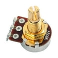 thumbnail image 3 of 5 Unids/pack Potenciómetros de Eje Corto A500k Potenciómetro para Bajo de Guitarra-dorado, 3 of 7