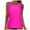 Pink, variant on GEWSEY High Neck Tankini Top Backless Bathing Suit Tops for Women Swimsuit Top Key Hole Swim Top Only Red, M