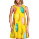 thumbnail image 1 of Easygdp Easter eggs (2) para Vestido Transpirable de Mujer, Vestido Suelto de Manga Corta con Pliegues y Bolsillos para el Verano, 1 of 7
