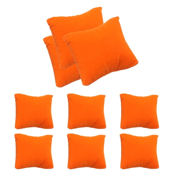 Uxcell 6pcs Velvet Watch Pillows, Jewelry Display Pillow for Bracelet, Watch, Anklet, Bangle, Dangle Earring and Necklace Black
