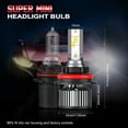 thumbnail image 2 of For Nissan Juke 2011-2014 9007/HB5+H11/H8 LED Headlight 6000K Fog Light Bulbs Kit，Pack of 4, 2 of 13