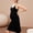 Black, variant on pstuiky Maternity Dresses for Women Fashion Solid Color Off the Shoulder Mid-Length Dress Leisure Slim Fit Sleeveless Ruched Bodycon Beach Dress Summer Dresses for Women