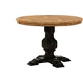 thumbnail image 2 of Weston Home 45" Round Oak Top Dining Table with Pedestal Base, Multiple Finishes, 2 of 2