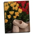 thumbnail image 1 of Gango Home Decor Wooden Shoe Tulips by Ike Leahy (Ready to Hang); One 22x28in Hand-Stretched Canvas, 1 of 4