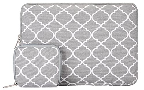 Sleeve Bag Cover For 12 Inch Laptop With Small Case For MacBook Gray