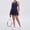 Navy, variant on SKQIT Womens Workout Tennis Dress with Built in Shorts and Bra Athletic Golf Activewear for Exercise